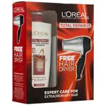 LOREAL SHAMPOO T.REP.640ml FREE H.DRYER